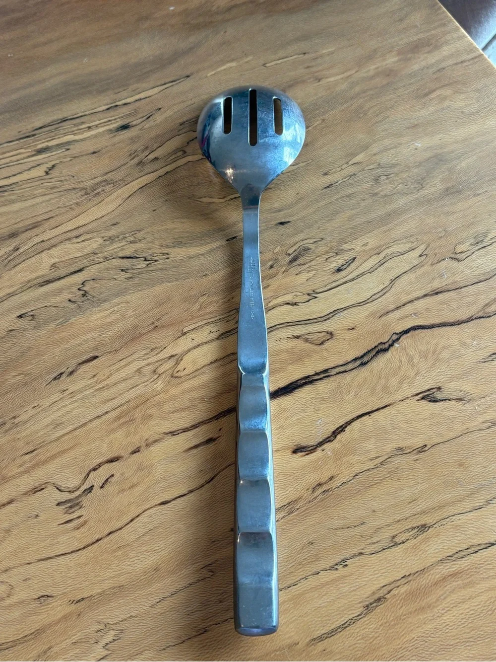 Halco Stainless Steel Korea Slotted Serving Spoon Vintage Flatware Utensil